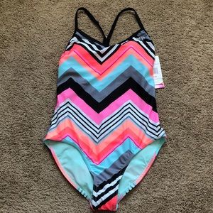 ZX‎ Sport Swimsuit Women's Size Small Multicolored One Piece